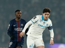 La polémica frase de Ousmane Dembélé contra el argentino Leonardo Balerdi en la goleada del PSG por el clásico de la Ligue 1