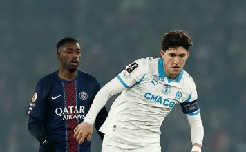 La polémica frase de Ousmane Dembélé contra el argentino Leonardo Balerdi en la goleada del PSG por el clásico de la Ligue 1