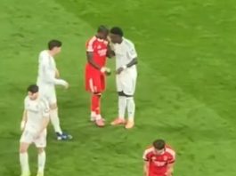 La polémica que se desató en Portugal por un gesto de un compañero de Prestianni con Vinicius tras el Real Madrid-Benfica de Champions League