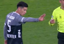 Matías Kranevitter iba a ser reemplazado a los 33 minutos, se negó a salir y siguió en cancha: la reacción del DT