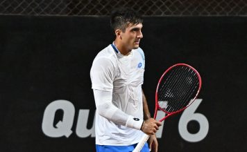 Rosario Challenger: Román Burruchaga brilló en el debut y se espera un martes de alto voltaje