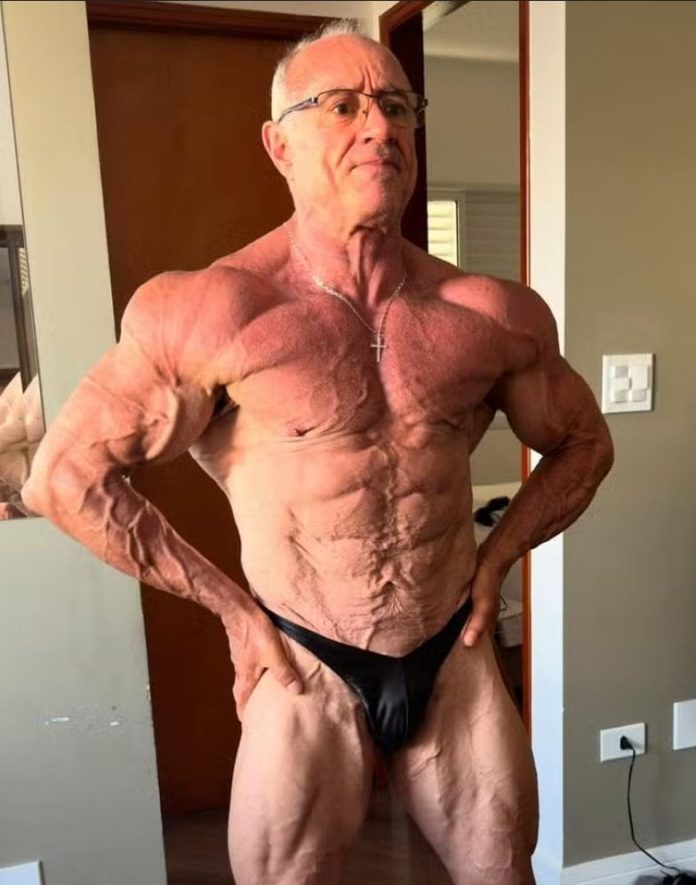 Tenía problemas de salud, bajó 80 kilos y se convirtió en el “abuelo fisicoculturista”: “Comía sin control, mi vida estaba en riesgo”