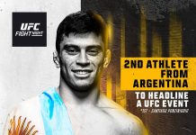 Debutó en UFC hace un año y ahora encabezará una cartelera frente una leyenda 17 años mayor que él: el sueño del argentino Kevin Vallejos