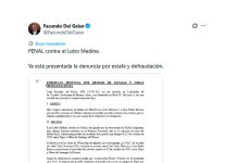 Denunciaron penalmente al árbitro Luis Lobo Medina, acusado de arreglar partidos