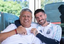 El cálido mensaje de Chiqui Tapia a Rodrigo De Paul al publicar una foto juntos en Ezeiza