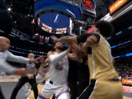 La pelea en la NBA que recorre el mundo: jugadores sobre el público, un camarógrafo agredido y cuatro expulsados