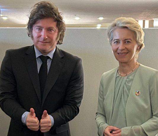 La presidenta de la Comisión Europea felicitó a Milei por su liderazgo para que Argentina sea el primer país en ratificar acuerdo UE-Mercosur