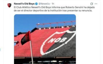 “Siento vergüenza”: Kudelka disparó contra el plantel tras el 0-5 con Lanús y Sensini renunció como director deportivo de Newell’s