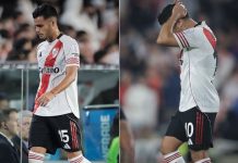 Alarma en River: Fausto Vera y Juanfer Quintero pidieron el cambio por lesión a cuatro días del Superclásico ante Boca