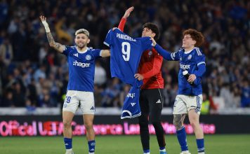 La especial dedicatoria de Barco a Panichelli tras la clasificación de Racing de Estrasburgo en la Conference League