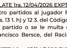 La fuerte sanción a Marcos Rojo por su expulsión en el clásico ante River: la durísima postura que tomaría Racing con el defensor