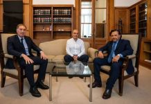 El gobernador de Salta le pidió a Santilli y a Lule Menem recursos para infraestructura en la provincia