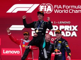 La particular reacción de Hamilton y Verstappen con Kimi Antonelli tras su triunfo en Canadá que causó furor en la Fórmula 1