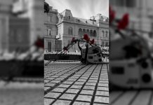 El Partido Socialista celebró sus 130 años cubriendo una motosierra con rosas rojas