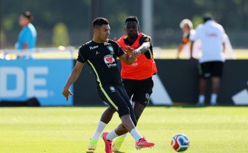 La durísima entrada de Casemiro a Endrick en el entrenamiento de Brasil que alarmó a los hinchas a días del debut en el Mundial