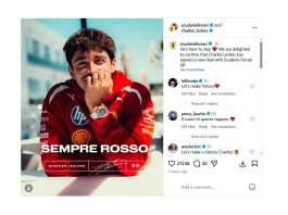 Los detalles del contrato “2030″ que firmó Charles Leclerc para seguir en Ferrari: el histórico récord que podría superar en la F1