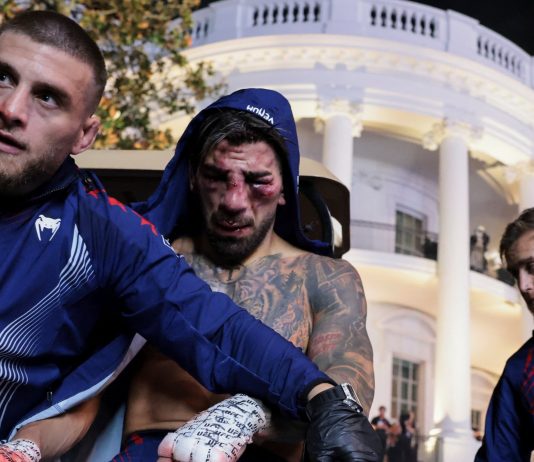 “No veo casi nada”: el antes y después del rostro de una figura de UFC tras recibir un brutal castigo en una inolvidable velada en la Casa Blanca