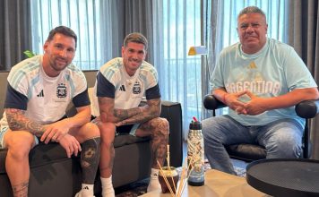 El álbum de fotos de la despedida de la selección argentina de Kansas City antes de la semifinal ante Inglaterra