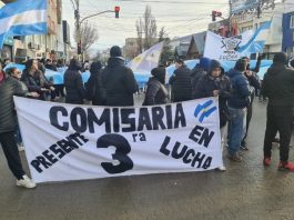 Fracasó la negociación salarial con la Policía de Santa Cruz y el Gobierno denunció hechos de violencia