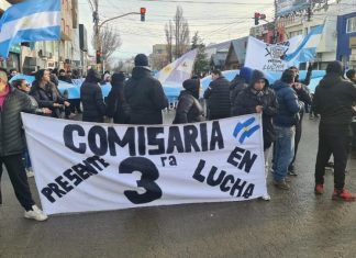 Fracasó la negociación salarial con la Policía de Santa Cruz y el Gobierno denunció hechos de violencia
