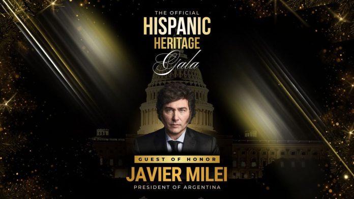 Javier Milei fue invitado a participar de una conferencia por el Mes de la Herencia Hispana en Estados Unidos