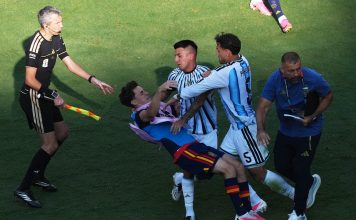 Los detalles de la pelea entre los jugadores de Argentina y España tras la final del Mundial: la intervención clave de Scaloni