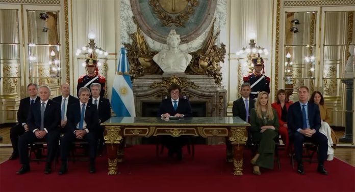 Reforma del Banco Central: la cadena nacional actuó como primer paso de la campaña de Milei para la reelección