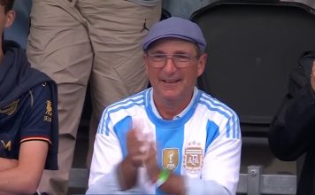 El festejo de Lucha Aymar y la eufórica celebración de Cachito Vigil tras la consagración de Las Leonas en el Mundial de hockey