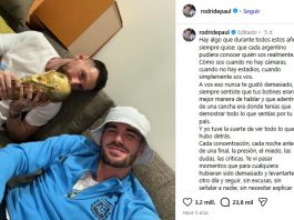 El melancólico mensaje de Rodrigo De Paul por el retiro de Lionel Messi en la selección argentina