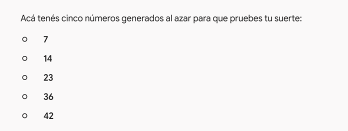 Estos son los números que saldrán en la lotería esta semana de septiembre, según “la bruja de la IA”