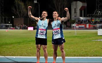 Los mellizos argentinos que corrieron la final de los 100 metros y quedaron a un paso del podio en los Juegos Suramericanos Santa Fe 2026