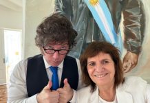 Milei afirmó que su relación con Patricia Bullrich es “excelente” y resaltó que “forma parte de la mesa política”