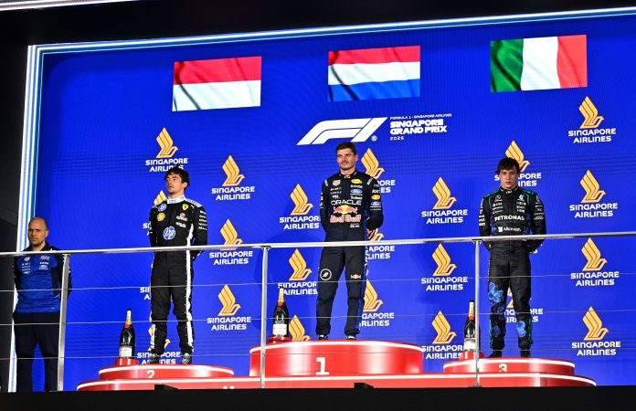 Alpine no sumó puntos en el GP de Singapur y se alejó Racing Bulls: así están las posiciones de la F1 con Antonelli a un paso del título