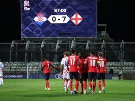 Cachetazo histórico de Inglaterra a Croacia: lo goleó 7-0 por la Nations League