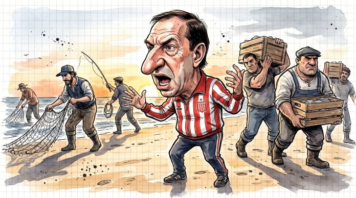 El día que Bilardo hizo un casting entre pescadores para encontrar al 9 de Estudiantes: “500