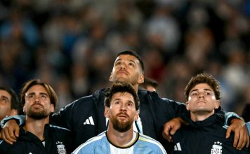 El show con drones que hizo emocionar a Lionel Messi en su despedida de la selección argentina