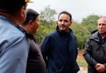 Juan Pablo Valdés recorrió las zonas inundadas en Corrientes y reunió al Comando Operativo de Emergencias