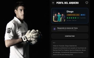 Jugó en la primera de Racing y hoy lo “alquilan” como arquero amateur a través de una app: “Me han pagado hasta seis cifras por un partido”