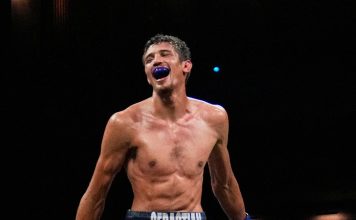 La increíble pelea por el título entre un boxeador 20 centímetros más alto que su rival que se definió por nocaut en el último segundo: “Fue dramático”