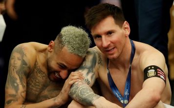 Neymar le dedicó un sentido posteo a Lionel Messi el día de su despedida de la selección argentina