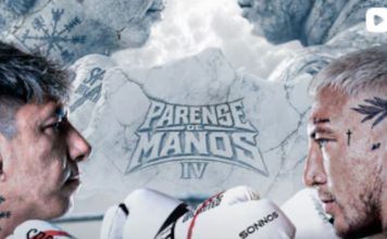 Sarmiento presentó a la leyenda del boxeo que lo entrena para su pelea contra El Polaco en Párense de Manos IV